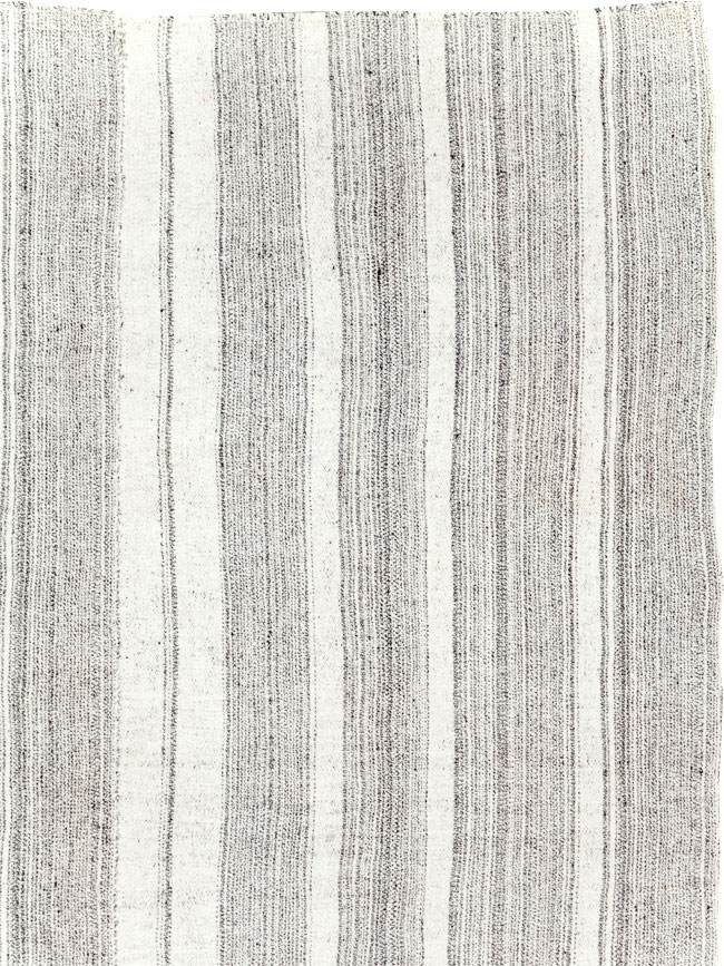 Vintage Turkish Flatweave Kilim Room Size Carpet, No.29354 - Galerie Shabab