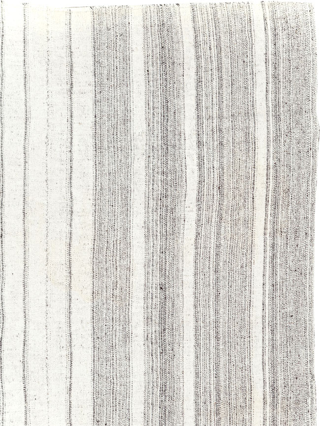 Vintage Turkish Flatweave Kilim Room Size Carpet, No.29354 - Galerie Shabab