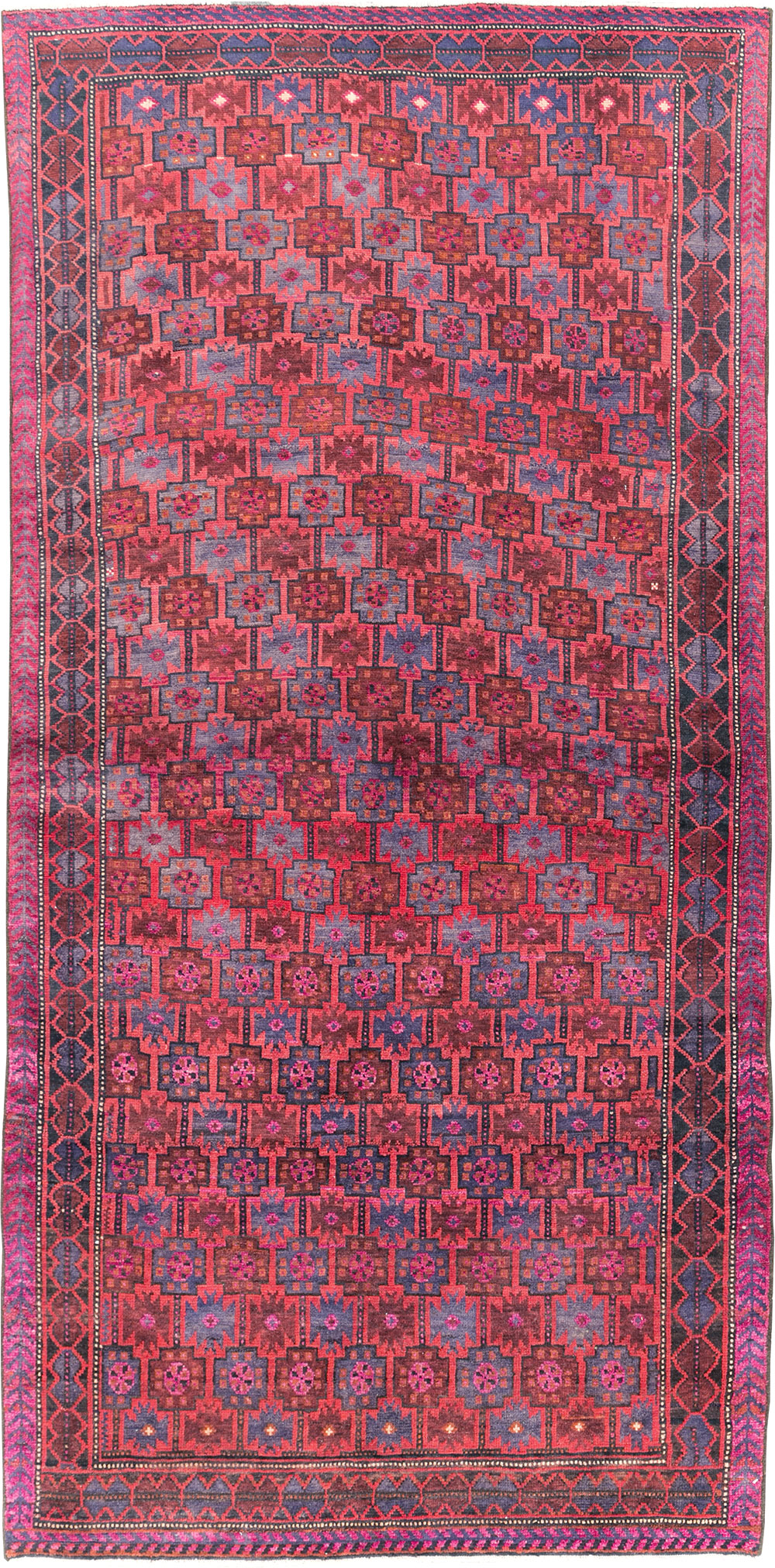 Vintage Persian Baluch Tribal Accent Rug, No.29358 - Galerie Shabab