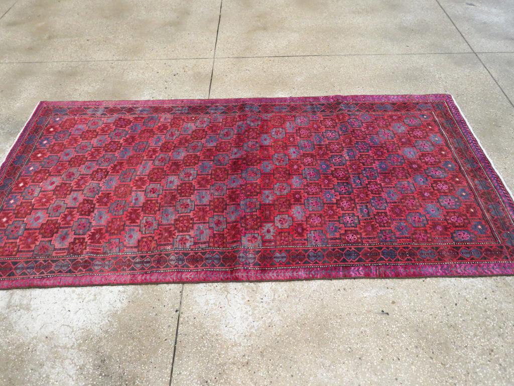 Vintage Persian Baluch Tribal Accent Rug, No.29358 - Galerie Shabab