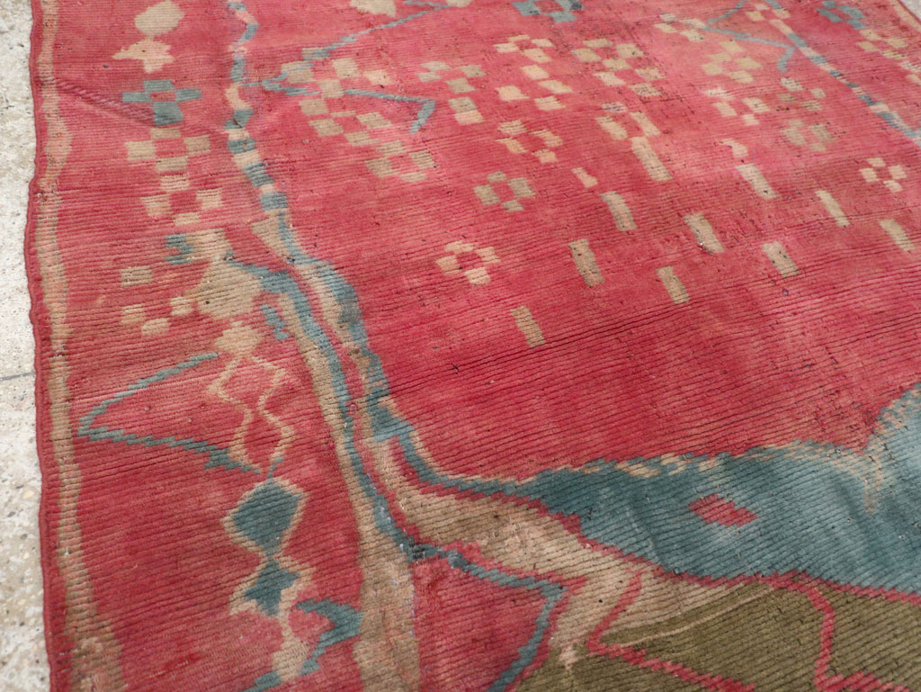 Vintage Persian Gabbeh Tribal Accent Rug, No.29359 - Galerie Shabab