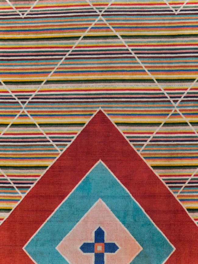 Vintage Persian Mahal Gallery Rug, No.29363 - Galerie Shabab