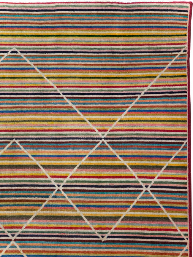 Vintage Persian Mahal Gallery Rug, No.29363 - Galerie Shabab