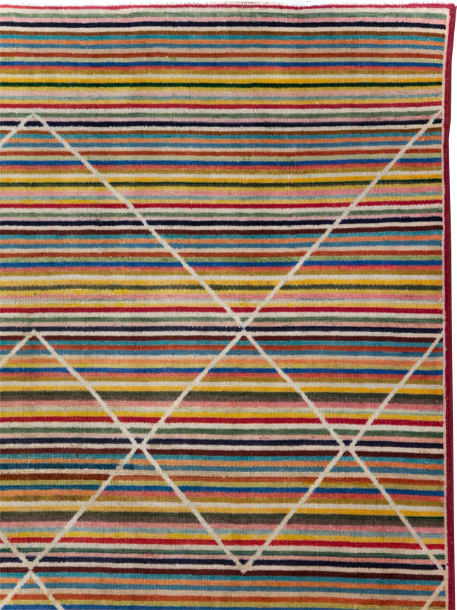 Vintage Persian Mahal Gallery Rug, No.29363 - Galerie Shabab