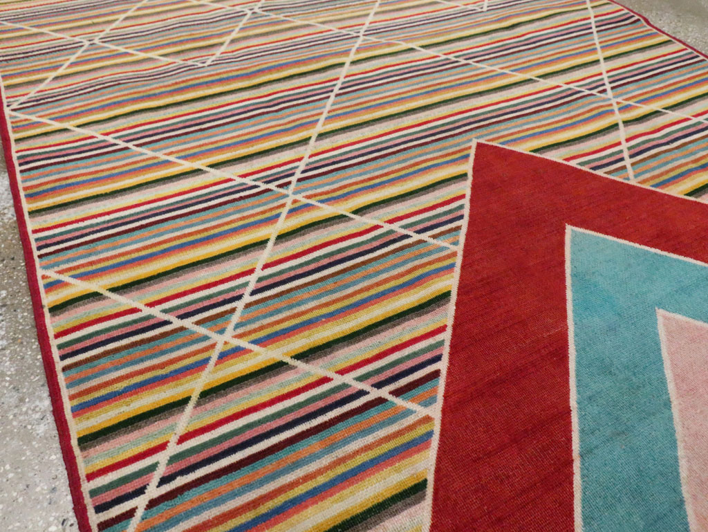 Vintage Persian Mahal Gallery Rug, No.29363 - Galerie Shabab