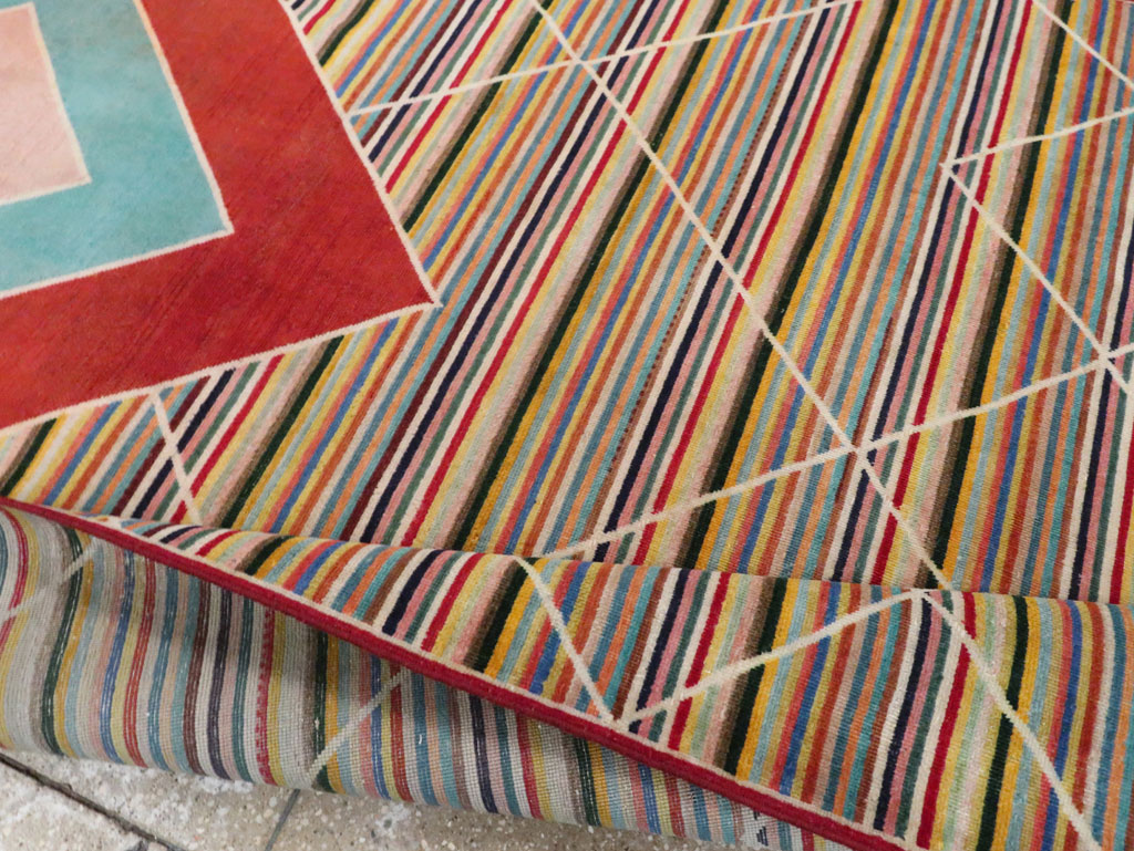 Vintage Persian Mahal Gallery Rug, No.29363 - Galerie Shabab