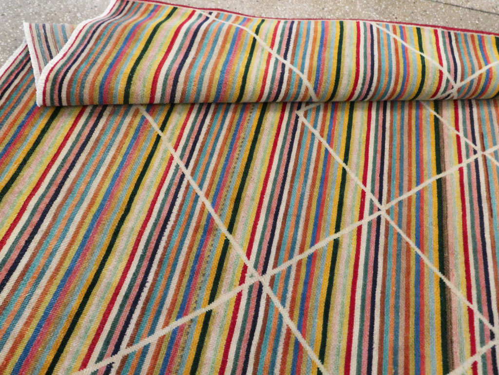 Vintage Persian Mahal Gallery Rug, No.29363 - Galerie Shabab