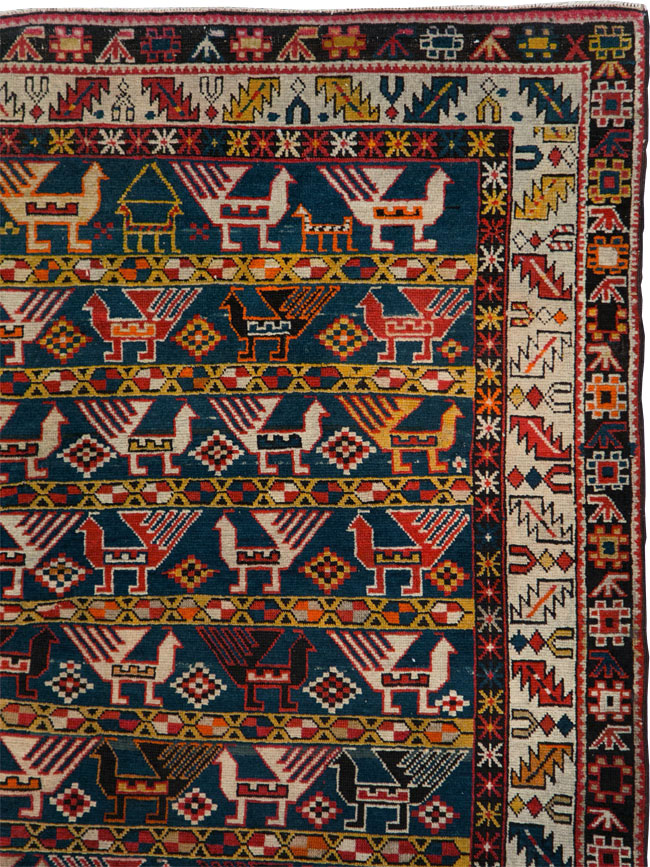 Antique Shirvan Rug, No.29368 - Galerie Shabab