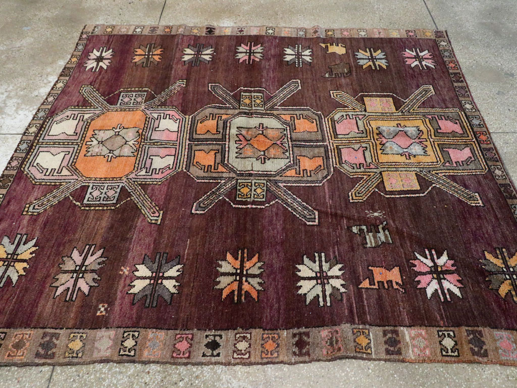 Vintage Anatolian Carpet, No.29369 - Galerie Shabab