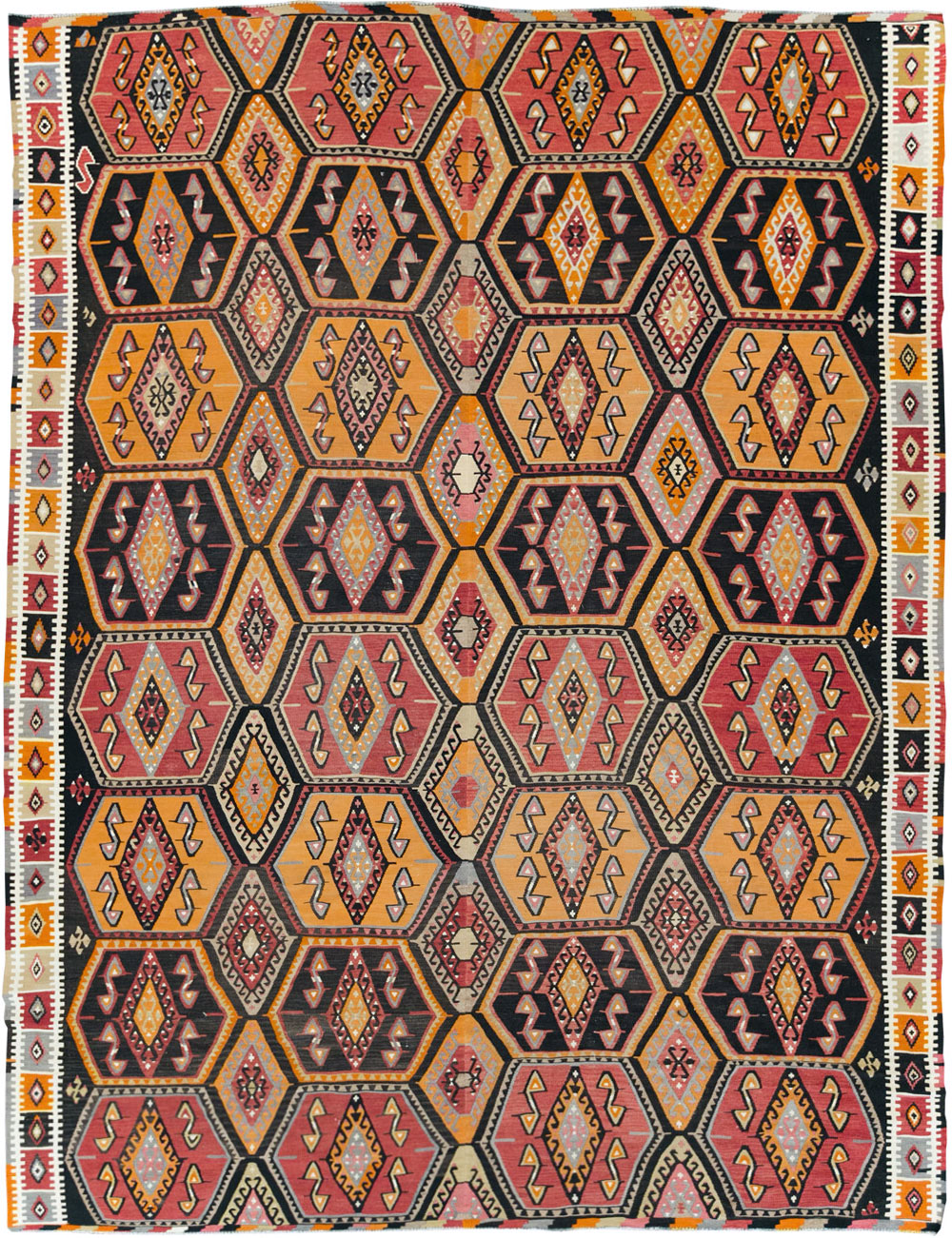 Vintage Anatolian Kilim, No.29373 - Galerie Shabab