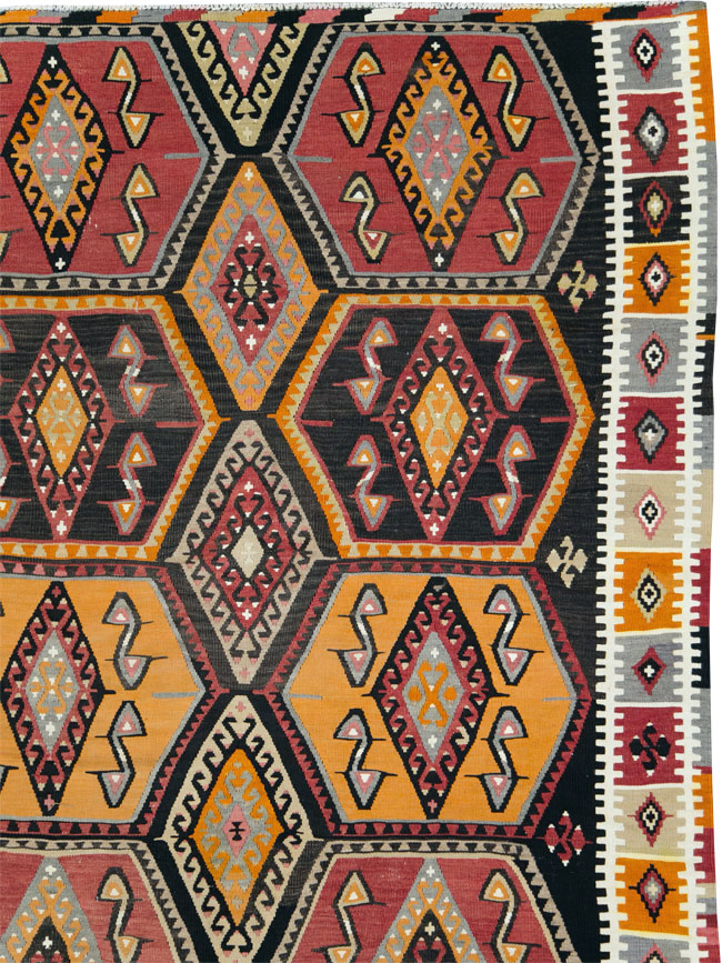 Vintage Anatolian Kilim, No.29373 - Galerie Shabab