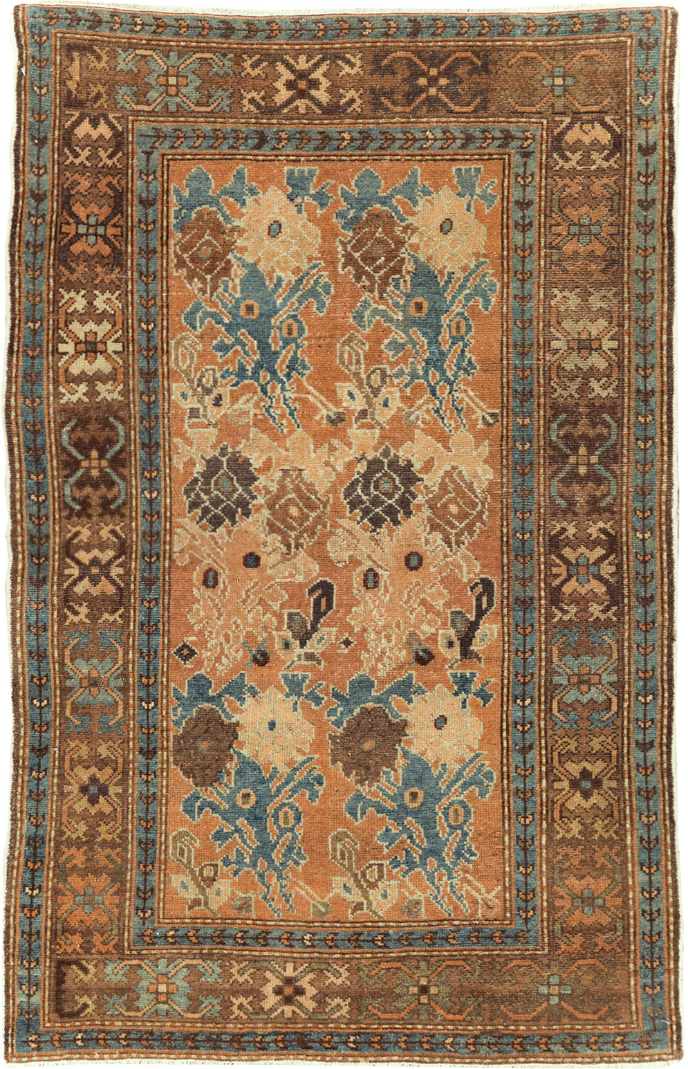 Antique Persian Malayer Throw Rug, No.29374 - Galerie Shabab