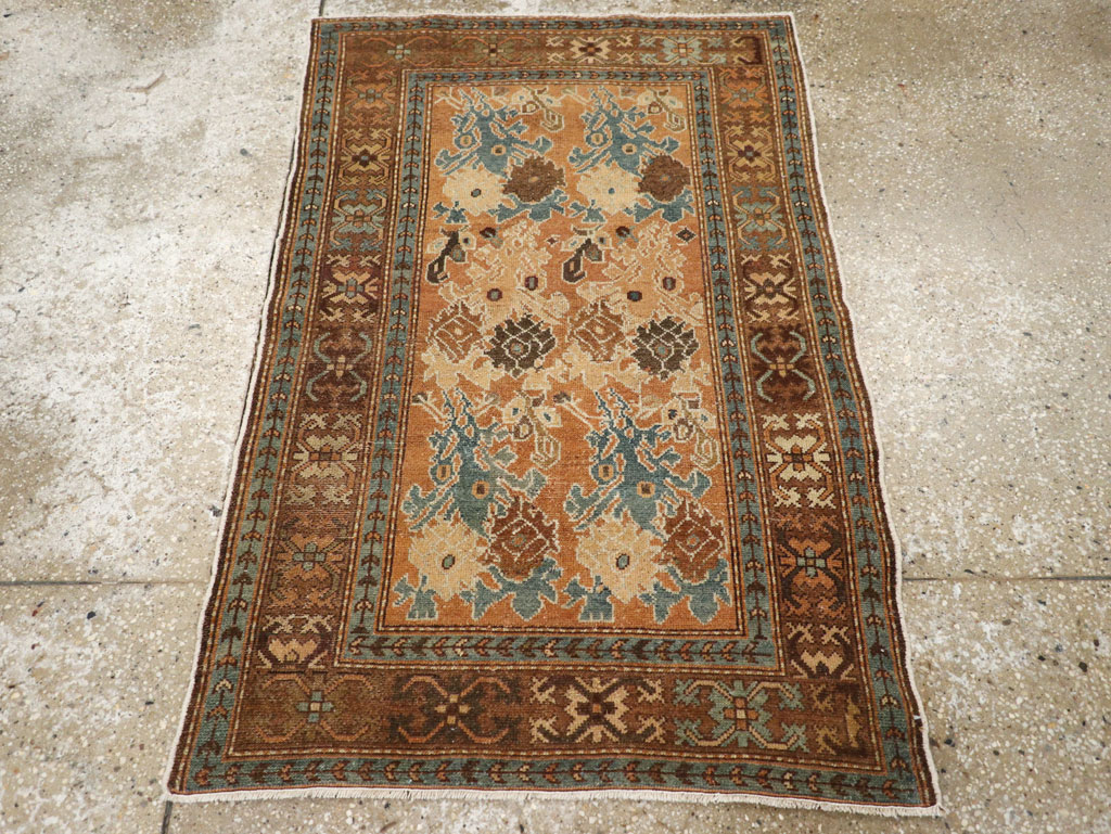 Antique Persian Malayer Throw Rug, No.29374 - Galerie Shabab