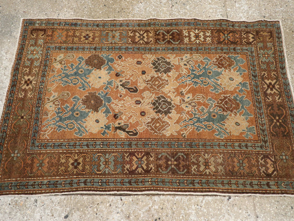Antique Persian Malayer Throw Rug, No.29374 - Galerie Shabab