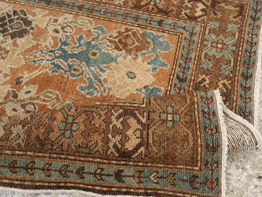 Antique Persian Malayer Throw Rug, No.29374 - Galerie Shabab