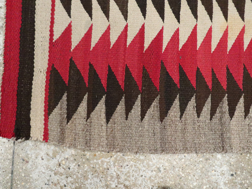 Vintage American Navajo Flatweave Rug, No.29380 - Galerie Shabab