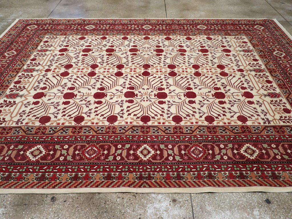 Vintage East Turkestan Khotan Room Size Carpet, No.29381 - Galerie Shabab