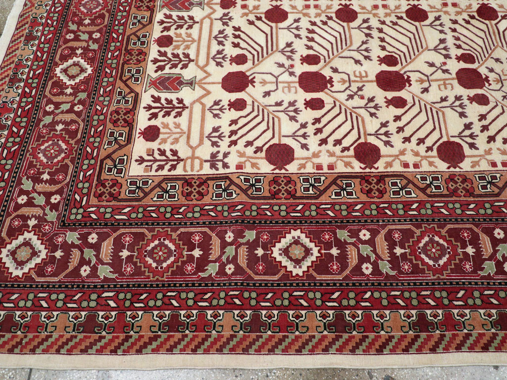 Vintage East Turkestan Khotan Room Size Carpet, No.29381 - Galerie Shabab
