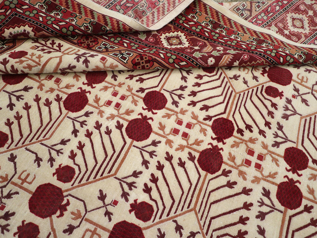 Vintage East Turkestan Khotan Room Size Carpet, No.29381 - Galerie Shabab