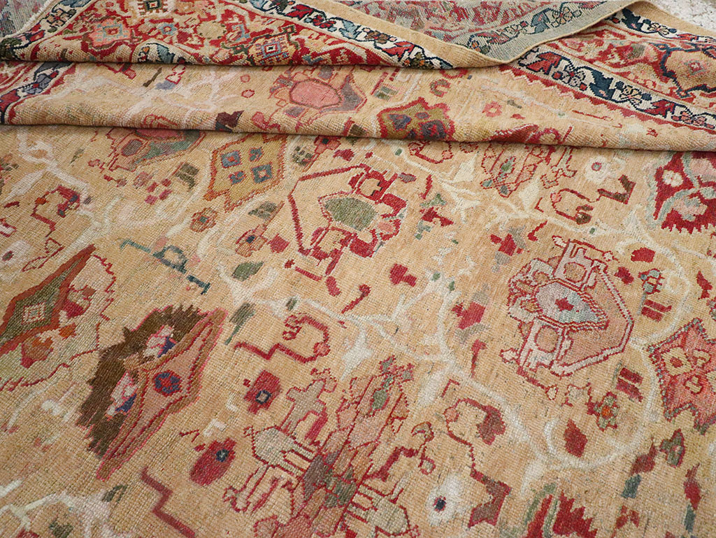 Antique Persian Mahal Room Size Carpet, No.29389 - Galerie Shabab