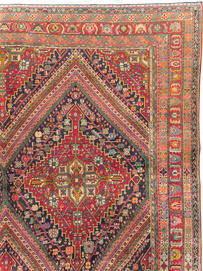 Large Vintage Persian Afshar Carpet, No.29390 - Galerie Shabab