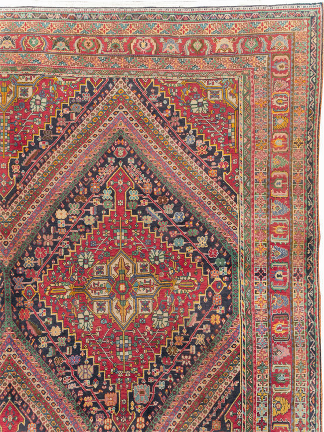 Large Vintage Persian Afshar Carpet, No.29390 - Galerie Shabab