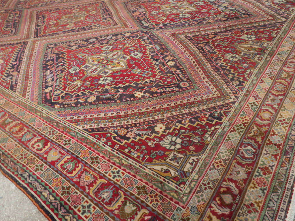 Large Vintage Persian Afshar Carpet, No.29390 - Galerie Shabab