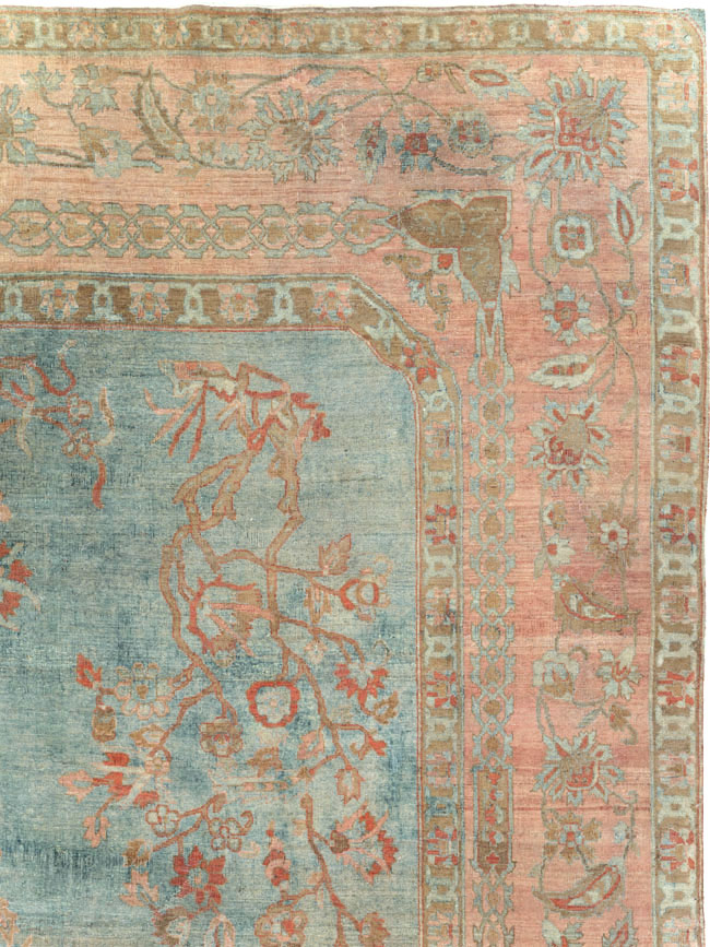 Antique Persian Sarouk Room Size Carpet, No.29396 - Galerie Shabab