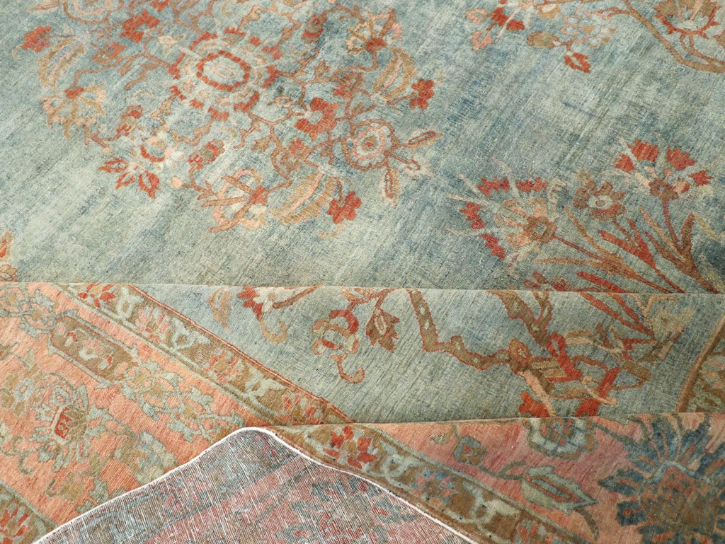 Antique Persian Sarouk Room Size Carpet, No.29396 - Galerie Shabab