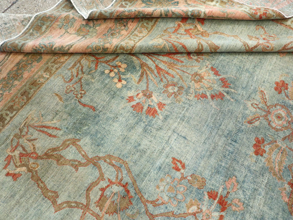 Antique Persian Sarouk Room Size Carpet, No.29396 - Galerie Shabab