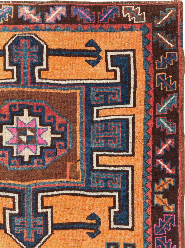 Vintage Turkish Anatolian Gallery Carpet, No.29397 - Galerie Shabab