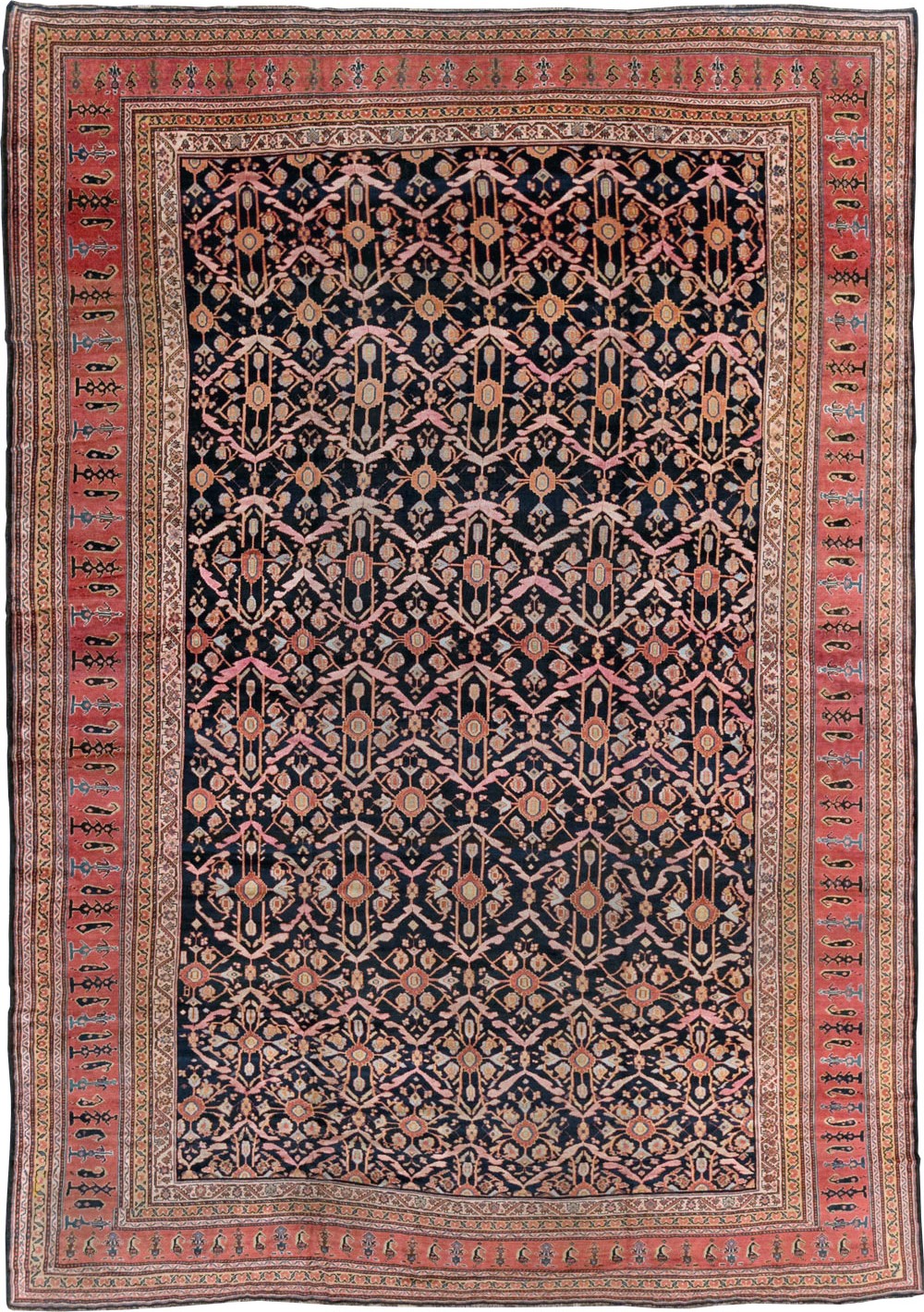 Antique Persian Bakhtiari Carpet, No.29400 - Galerie Shabab