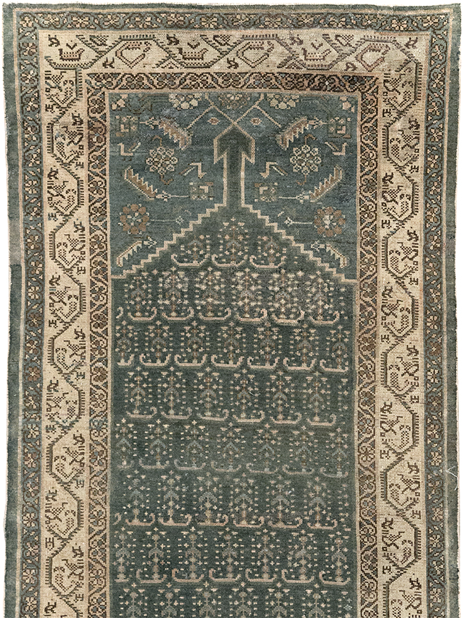 Vintage Persian Malayer Runner, No.29403 - Galerie Shabab