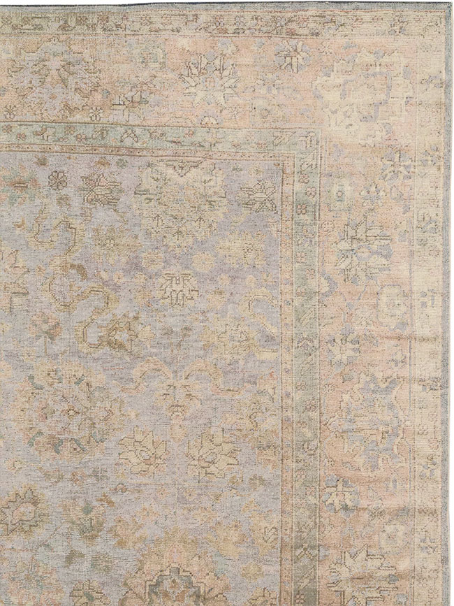 Antique Turkish Oushak Large Carpet, No.29404 - Galerie Shabab