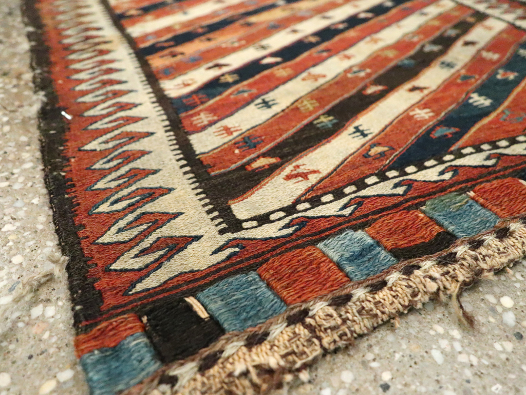 Antique Central Asian Shahsavan Soumak Bag, No.29411 - Galerie Shabab