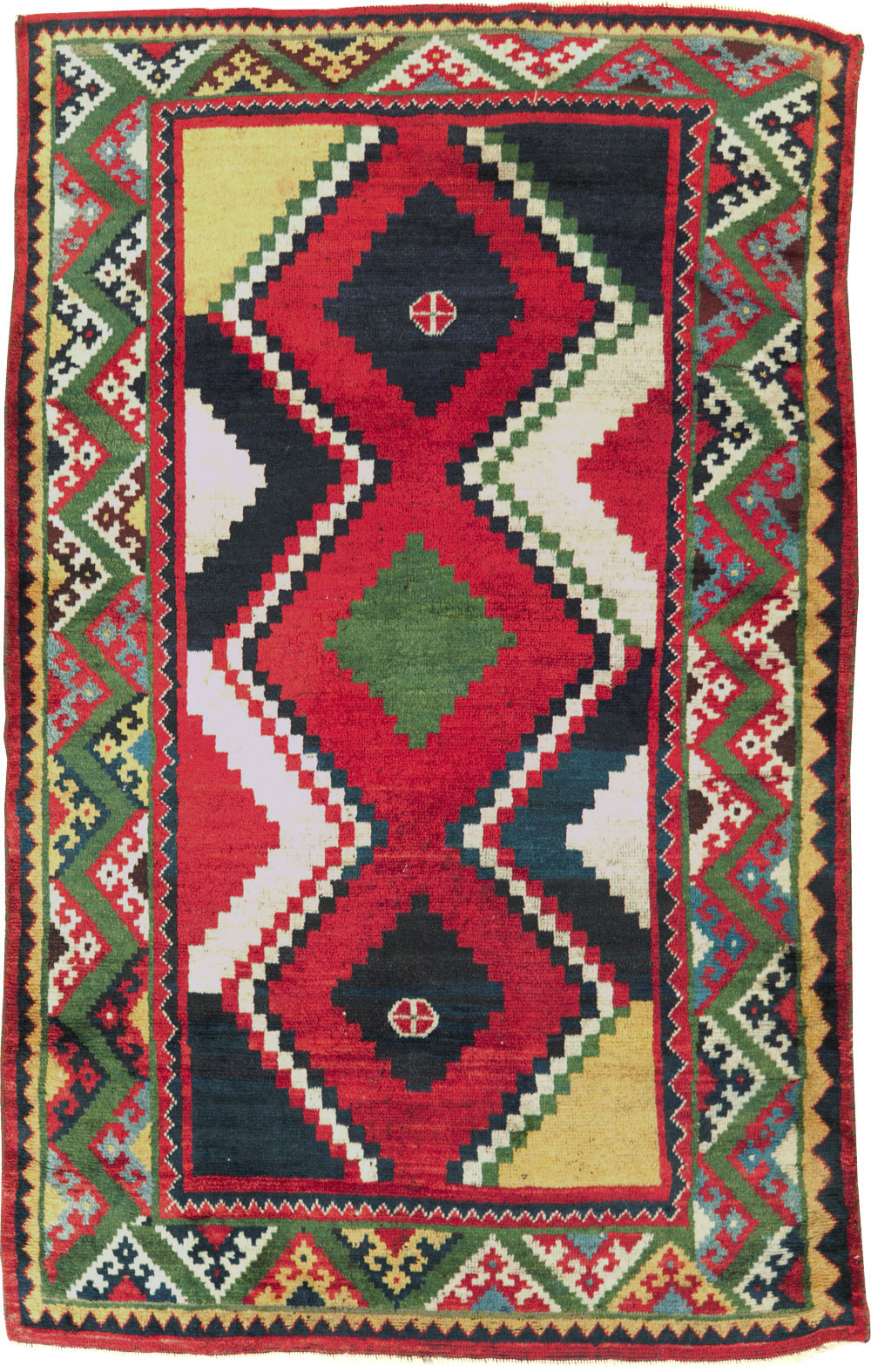 Vintage Persian Gabbeh Rug, No.29417 - Galerie Shabab