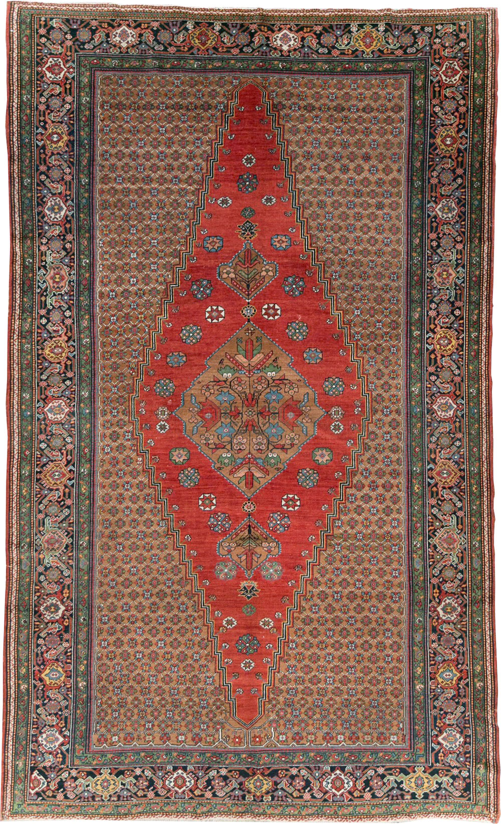 Antique Persian Fereghan Carpet, No.29420 - Galerie Shabab