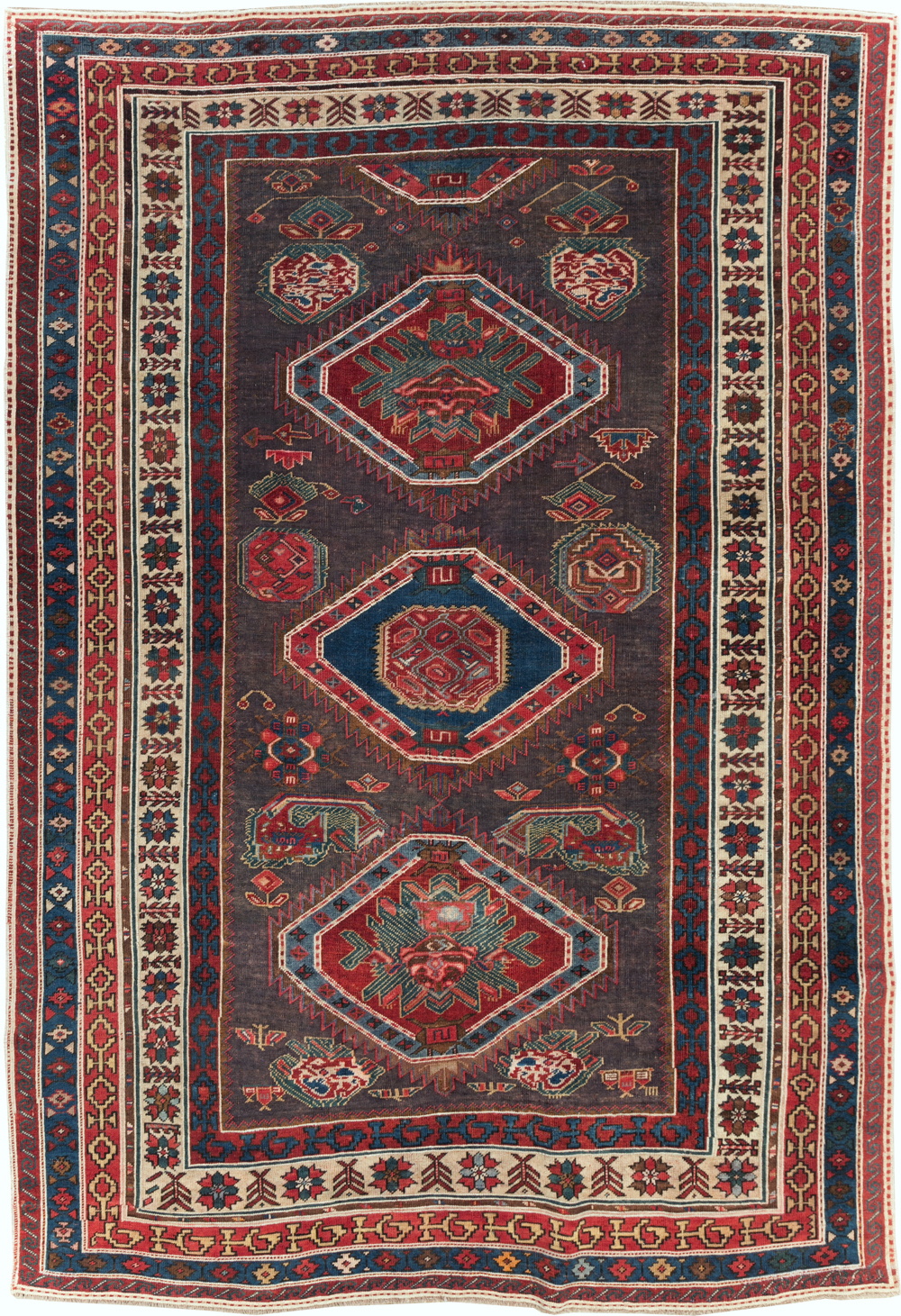 Antique Northwest Persian Tribal Accent Rug, No.29424 - Galerie Shabab