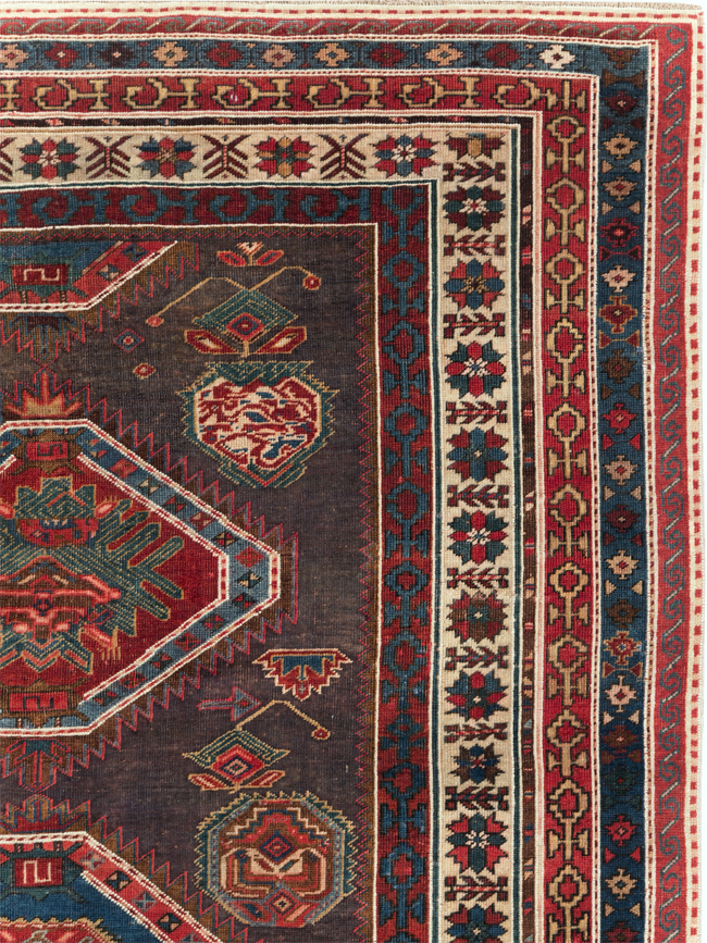 Antique Northwest Persian Tribal Accent Rug, No.29424 - Galerie Shabab