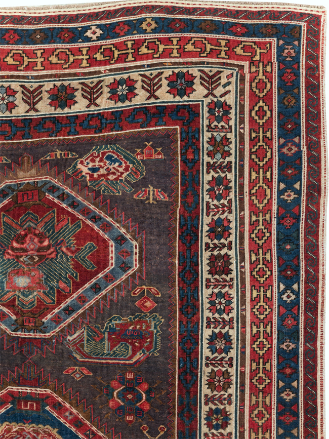 Antique Northwest Persian Tribal Accent Rug, No.29424 - Galerie Shabab