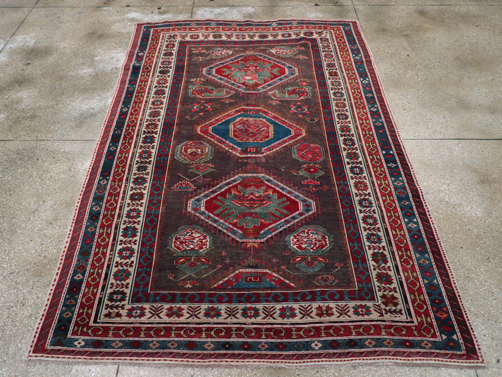 Antique Northwest Persian Tribal Accent Rug, No.29424 - Galerie Shabab