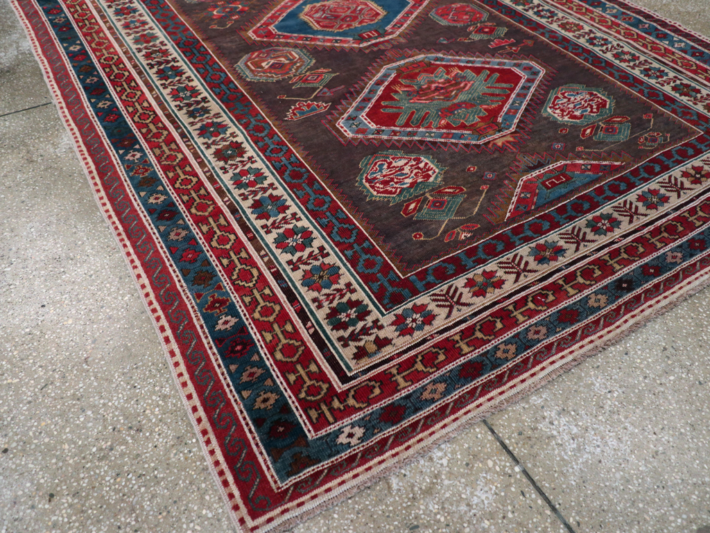 Antique Northwest Persian Tribal Accent Rug, No.29424 - Galerie Shabab