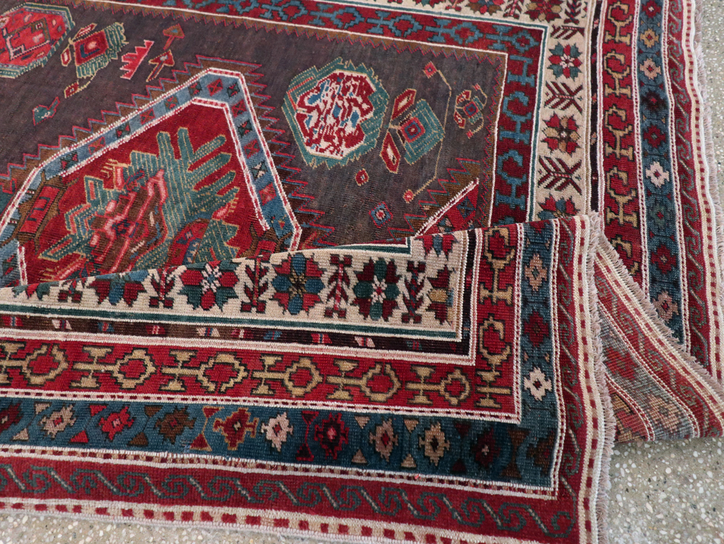 Antique Northwest Persian Tribal Accent Rug, No.29424 - Galerie Shabab