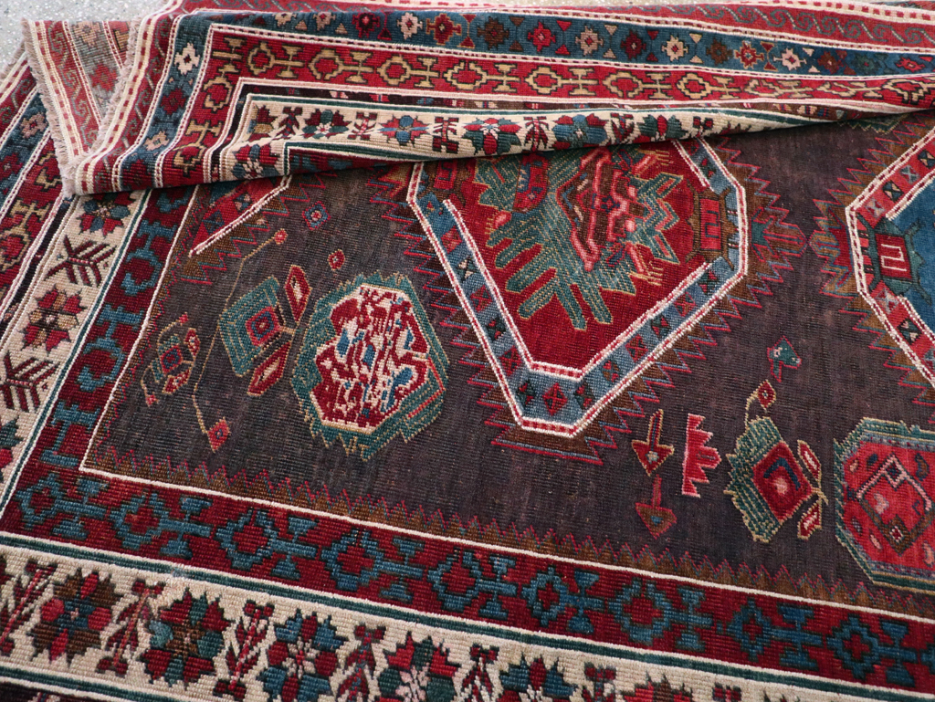 Antique Northwest Persian Tribal Accent Rug, No.29424 - Galerie Shabab