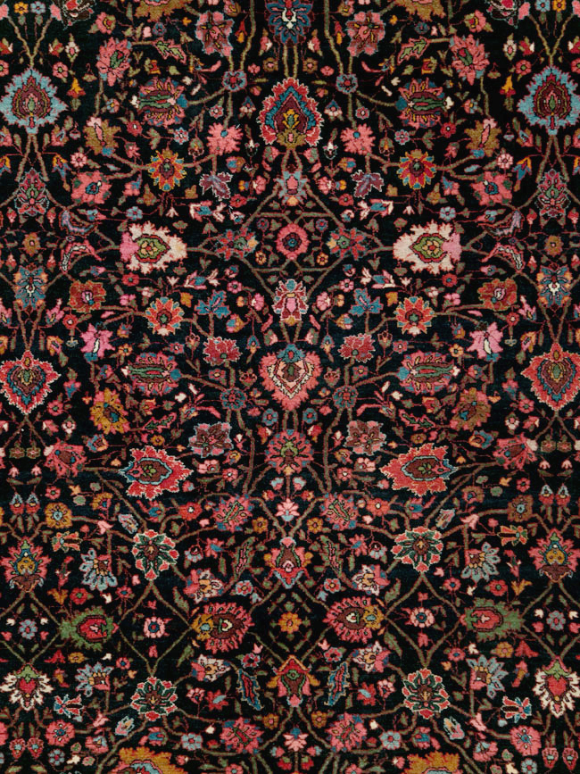 Antique Persian Bidjar Room Size Carpet, No.29425 - Galerie Shabab
