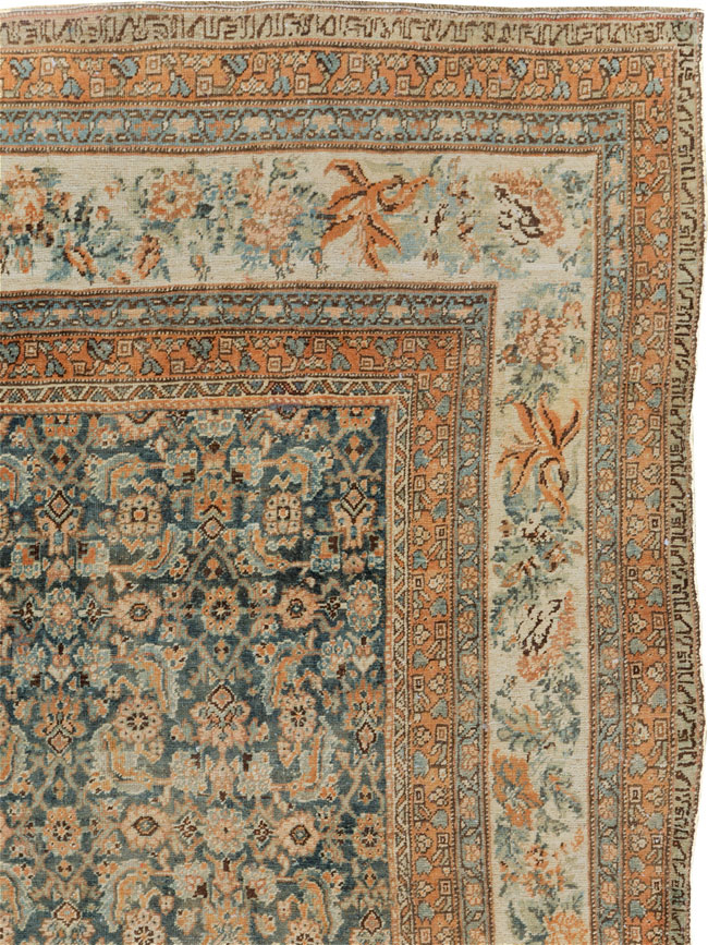 Antique Persian Bidjar Room Size Carpet, No.29427 - Galerie Shabab