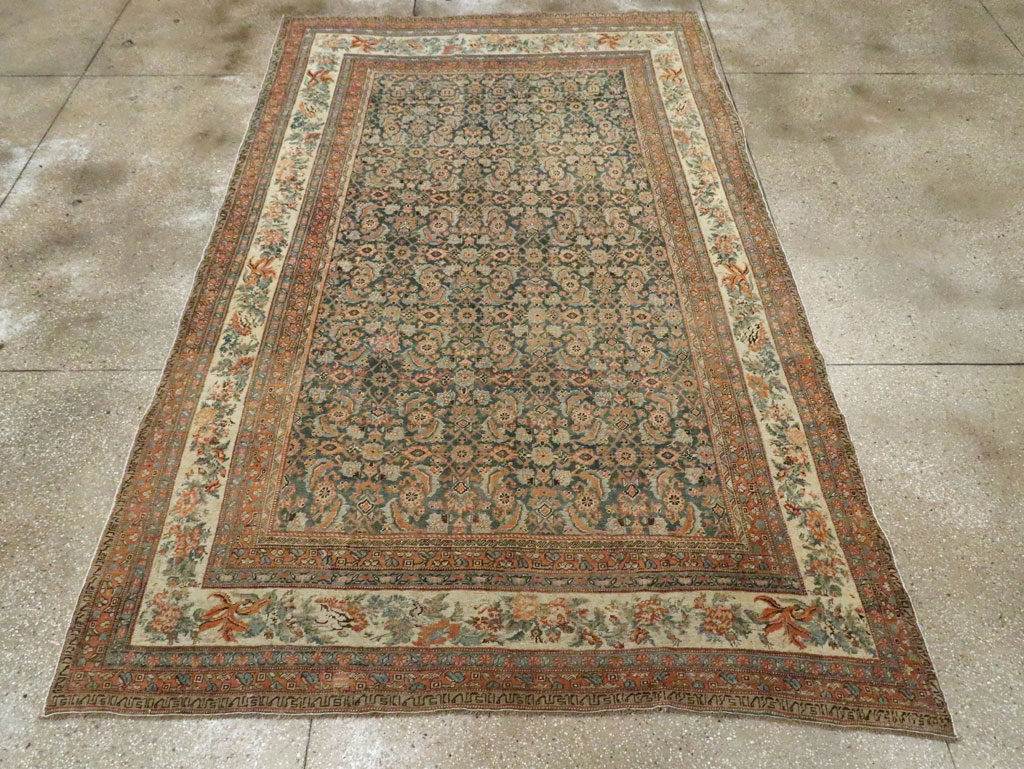 Antique Persian Bidjar Room Size Carpet, No.29427 - Galerie Shabab