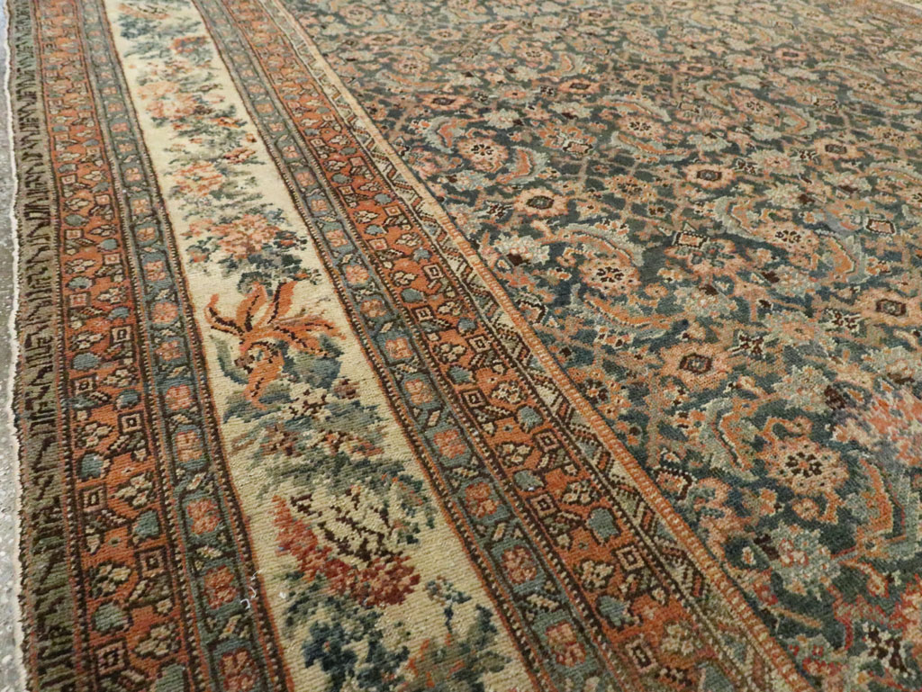 Antique Persian Bidjar Room Size Carpet, No.29427 - Galerie Shabab