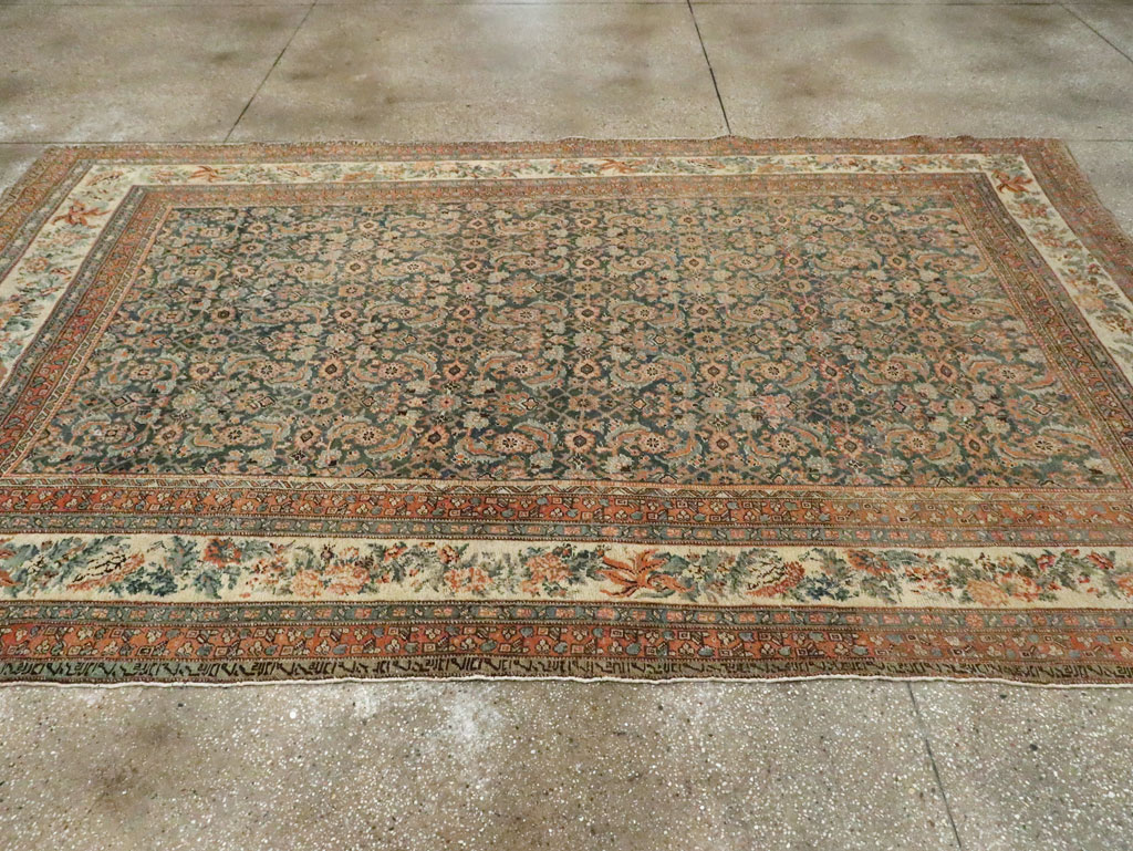 Antique Persian Bidjar Room Size Carpet, No.29427 - Galerie Shabab