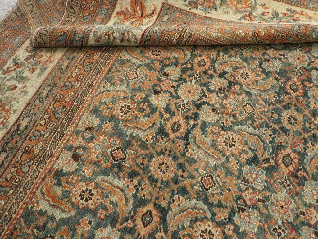 Antique Persian Bidjar Room Size Carpet, No.29427 - Galerie Shabab